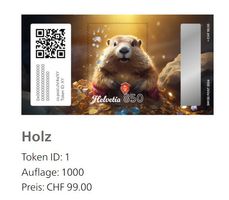 Swiss Crypto Stamps 4.0 Holz