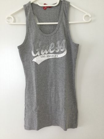 Guess Los Angeles Top Gr. S grau Tanktop