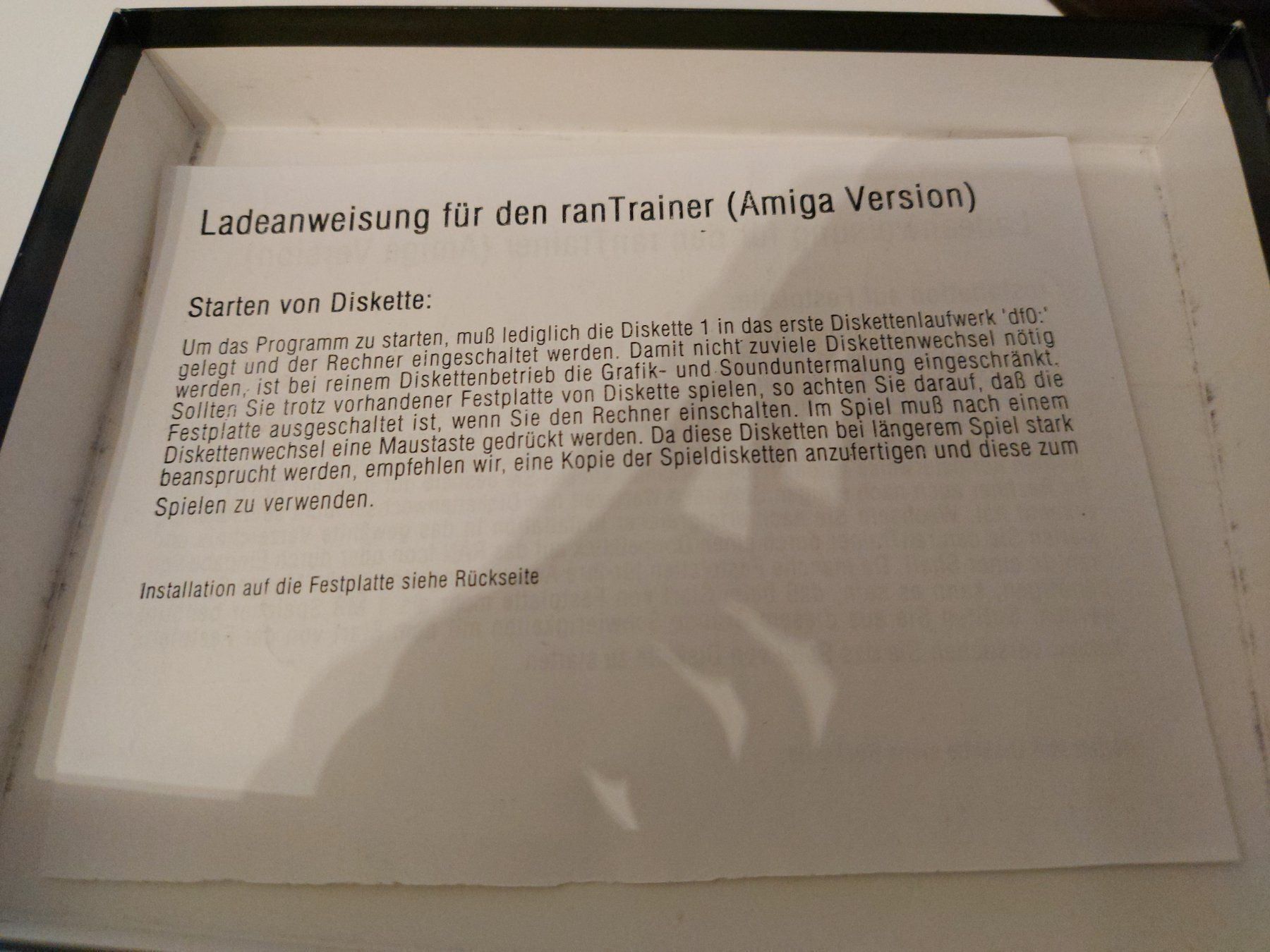 Giochi: Ran Trainer Amiga OVP Greenwood – Usato da Aarau venduto da Kaesekuchen2000 8