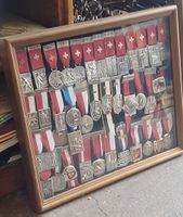 Sammlung Schweizer Medaillen im Rahmen