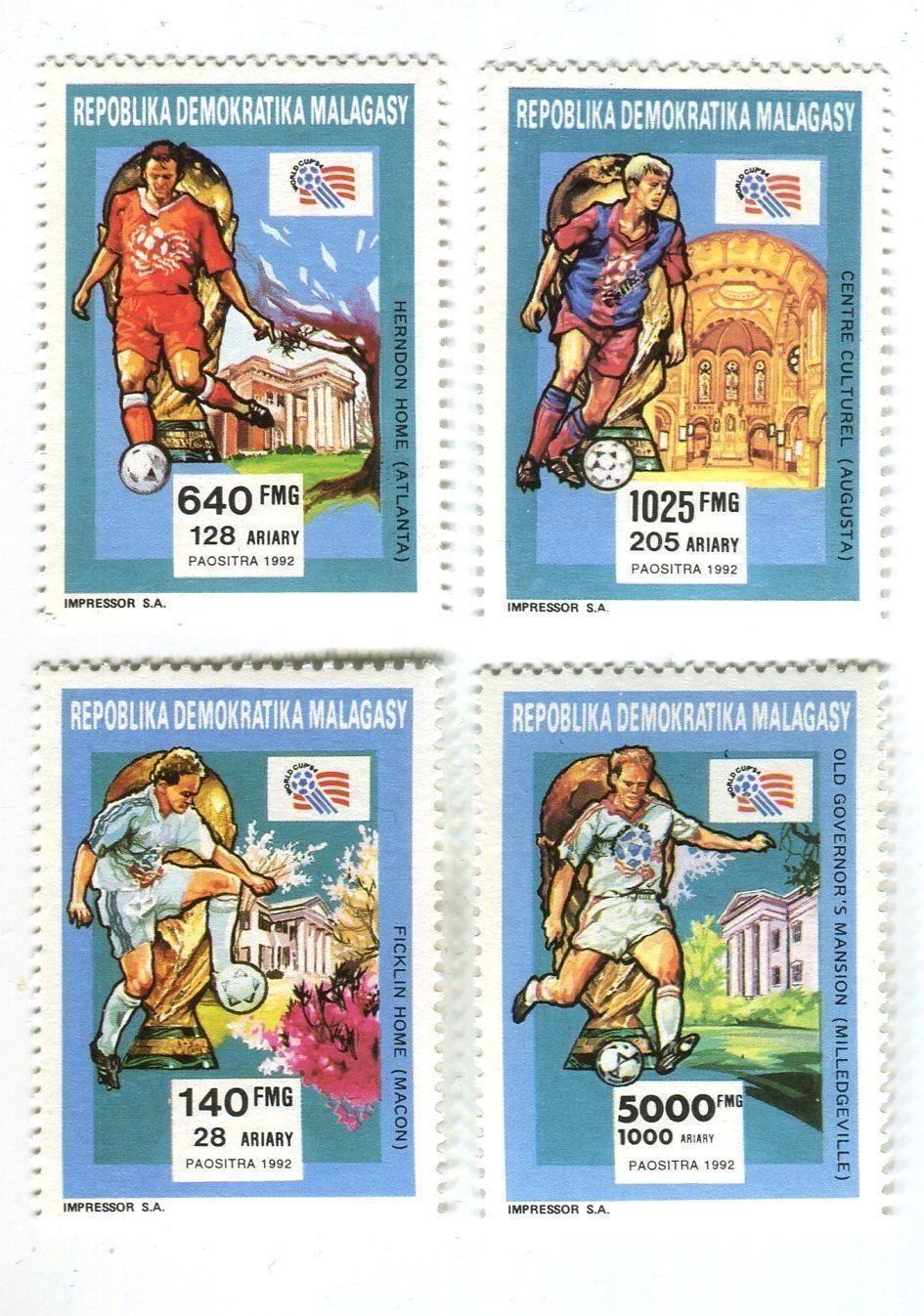 Tutti i francobolli: Briefmarken "Fussball". Madagaskar. – Nuovo e nell'imballaggio originale da Basel venduto da Butsch5