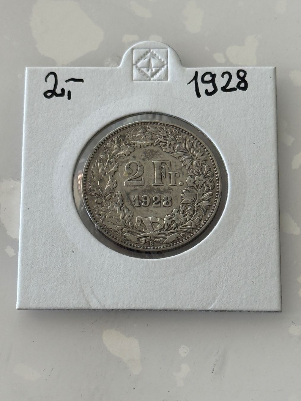Tutti le monete: 2 Franken 1928  Rar – Usato da Wallisellen venduto da SWISS_SILVER1