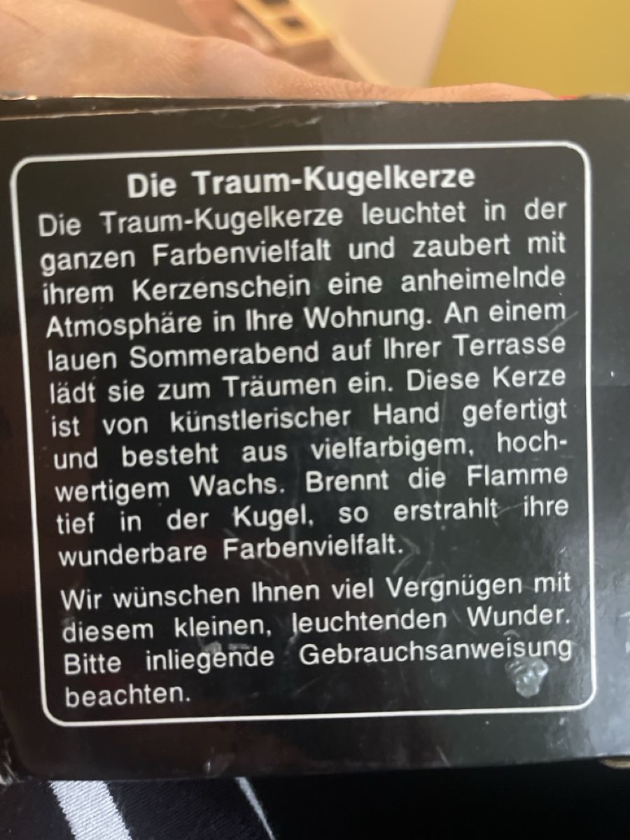 Kerzen: Traum-Kugelkerze  – Neu (gemäss Beschreibung) aus Zürich von Belisimo 4