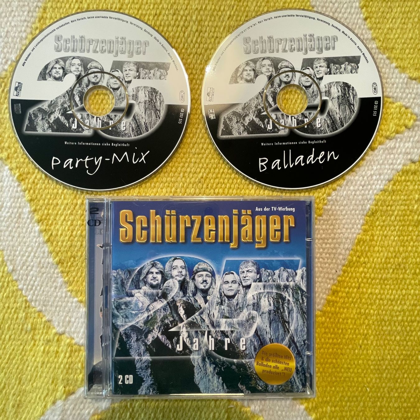 CD: ZILLERTALER SCHÜRZENJÄGER-2CD 25 JAHRE – Usato da Rorschacherberg venduto da CD-Roli