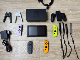 Nintendo Switch Konsole Black mit Zubehör