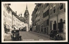 Bremgarten /AG, Strassenpartie mit Gesch