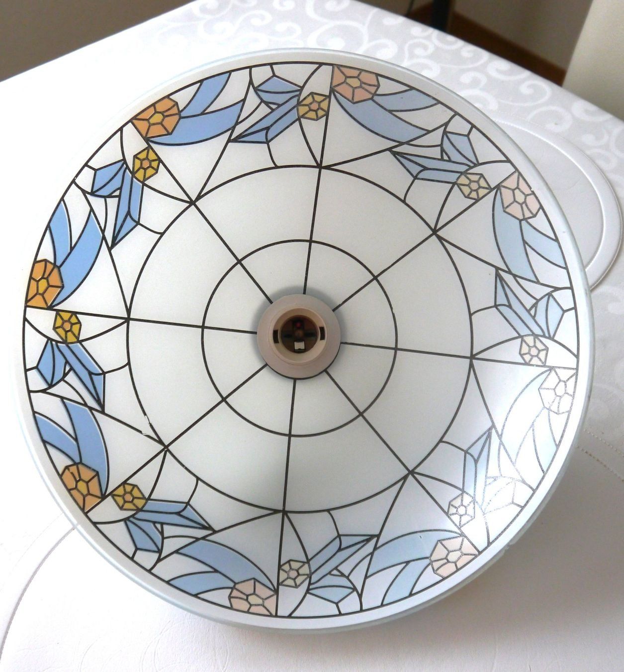 Lampenschirme: Abat-jour rond en verre , D35cm – Gebraucht aus Porrentruy von Danreisende 1