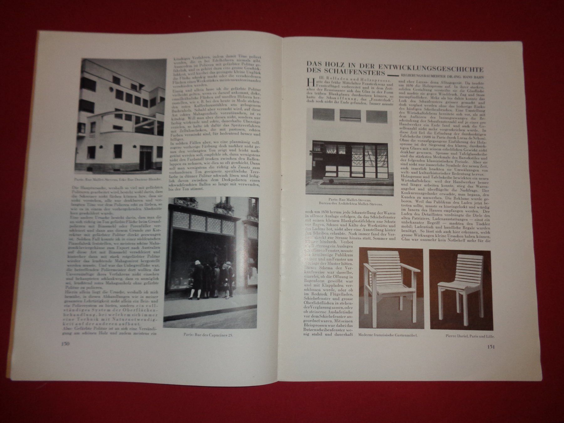 Bücher: ARCHITEKTUR Design 1929 SELTEN – Gebraucht aus Welschenrohr von Regool