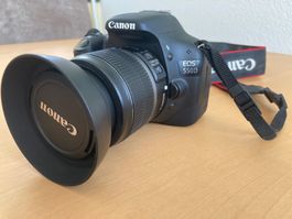 Canon EOS 550D Body + EF-S 18-55mm Kit-Objektiv + OVP