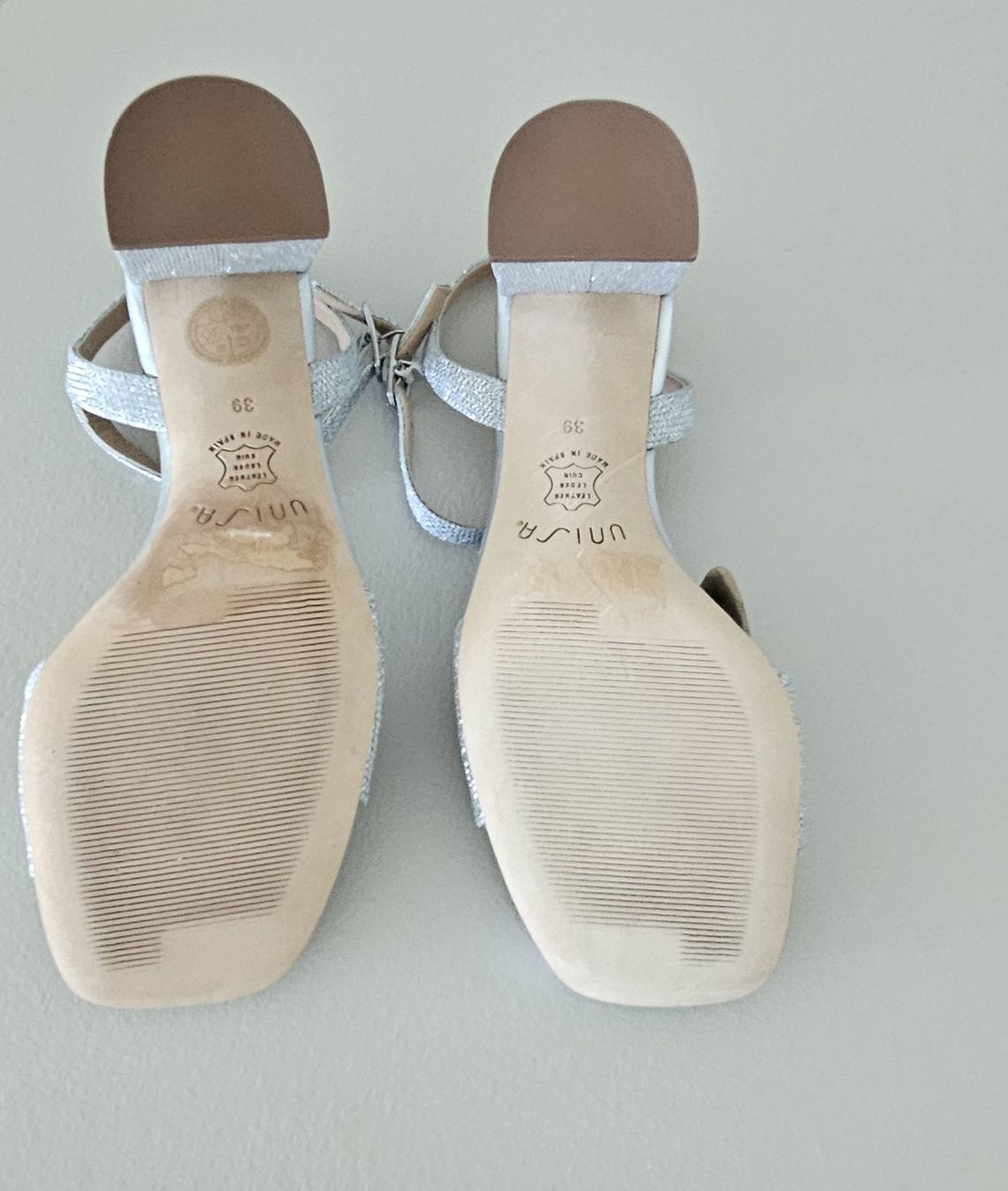 Walder Damenschuhe: Sandales à talons argentées – Neu (gemäss Beschreibung) aus Mörigen von uw5_bq7n 3