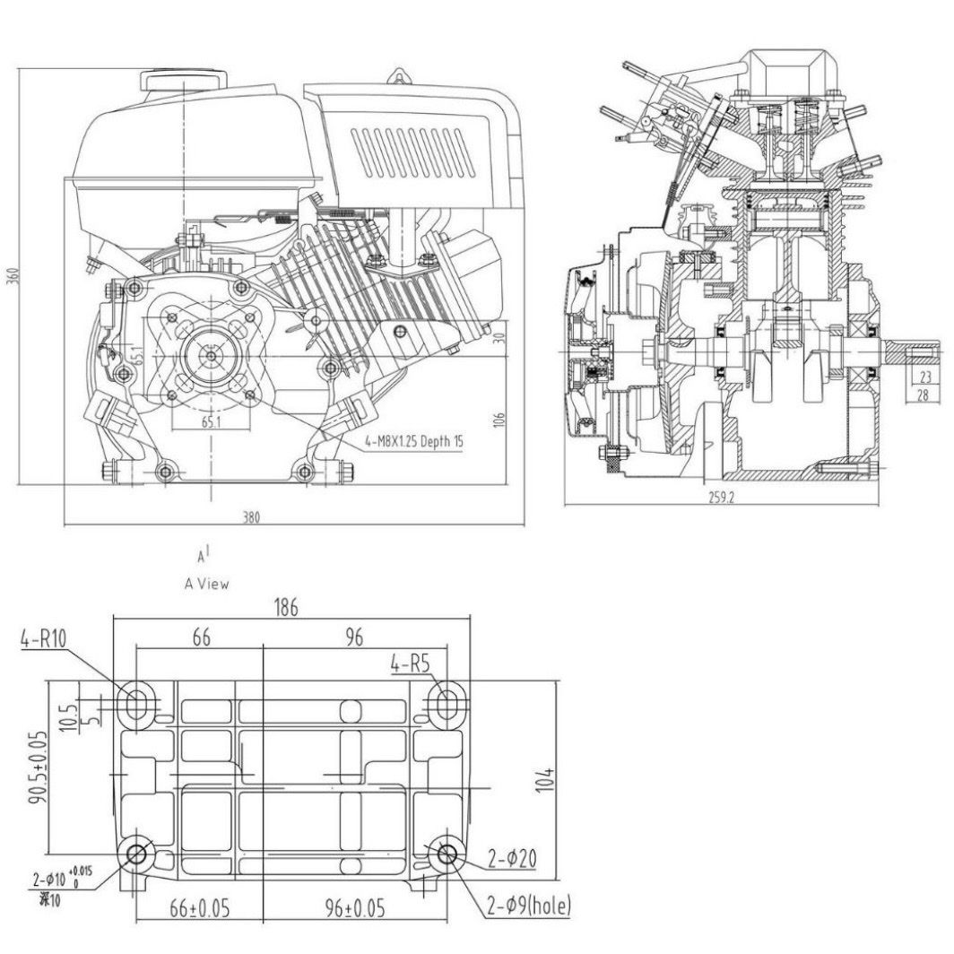 Motori: Wiltec Lifan 6.5 Benzinmotor - inkl. Öl – Usato da Reigoldswil venduto da adr_q7cv 7