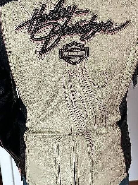 Jacken: Original Harley Davidson Damen Leder Motorradjacke – Gebraucht aus Wallisellen von Danro 3