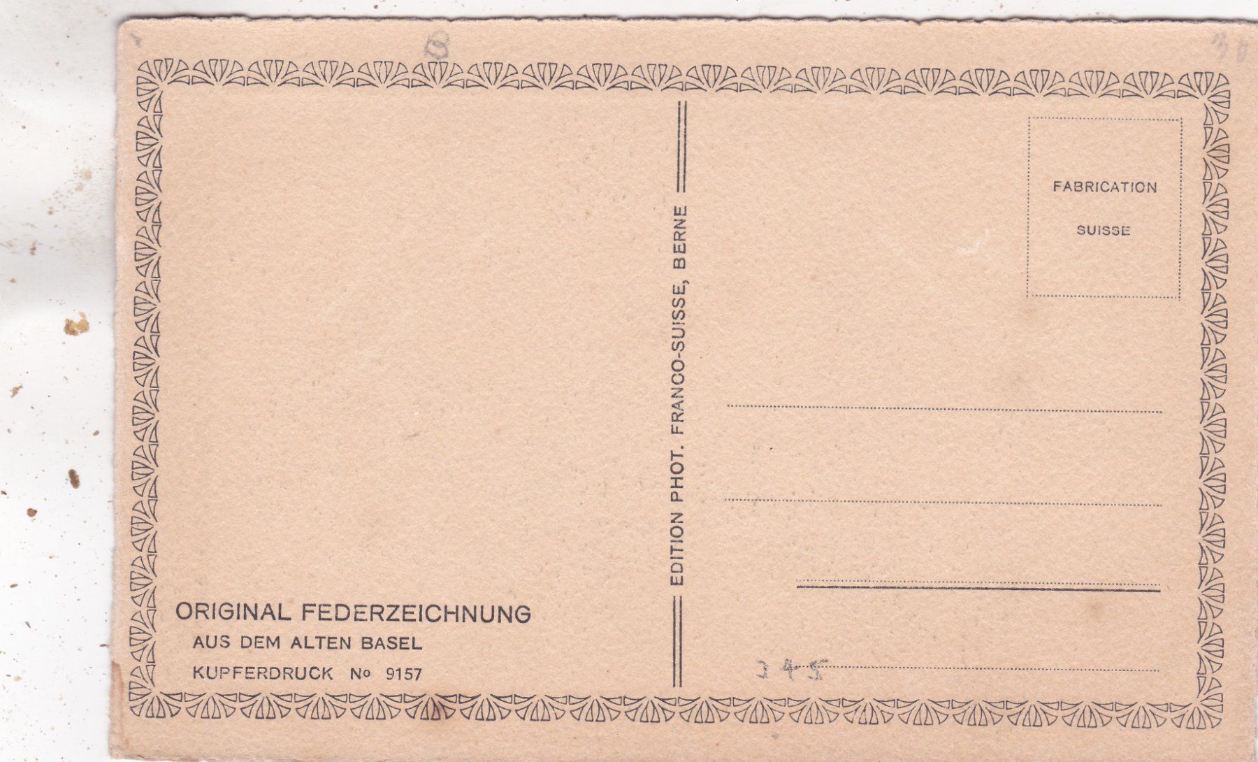 Cartoline postali: Basel Drache mit Münster – Usato da Herisau venduto da Lisegrat2008 1