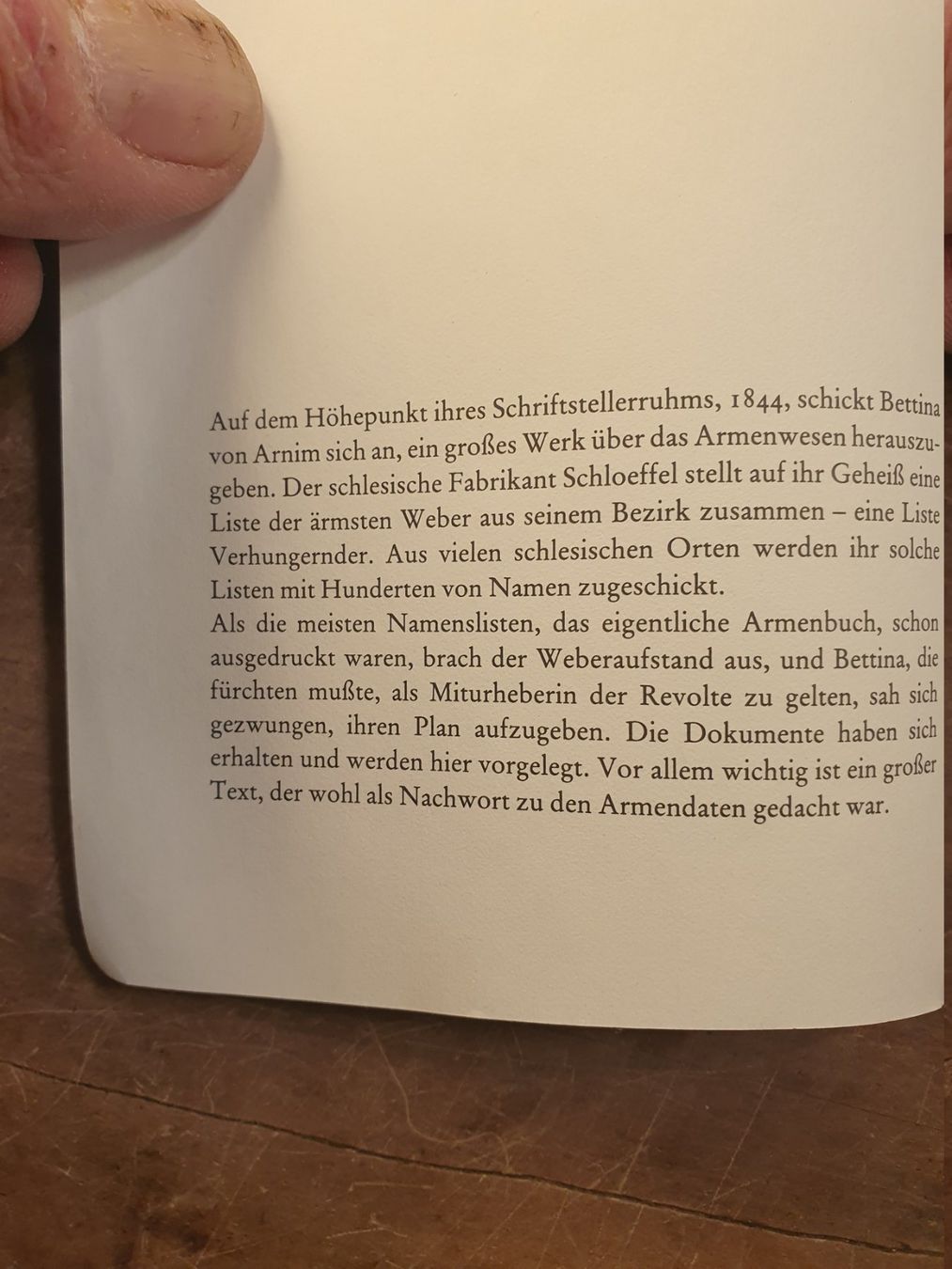 Libri: Armenbuch - Bettina von Arnims – Usato da Zürich venduto da loosebone 1