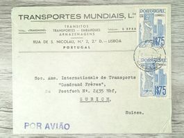 TR05 Enveloppe + Timbre Portugal 1941