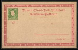 Stuttgart, Privat-Stadt-Post, Jubiläums