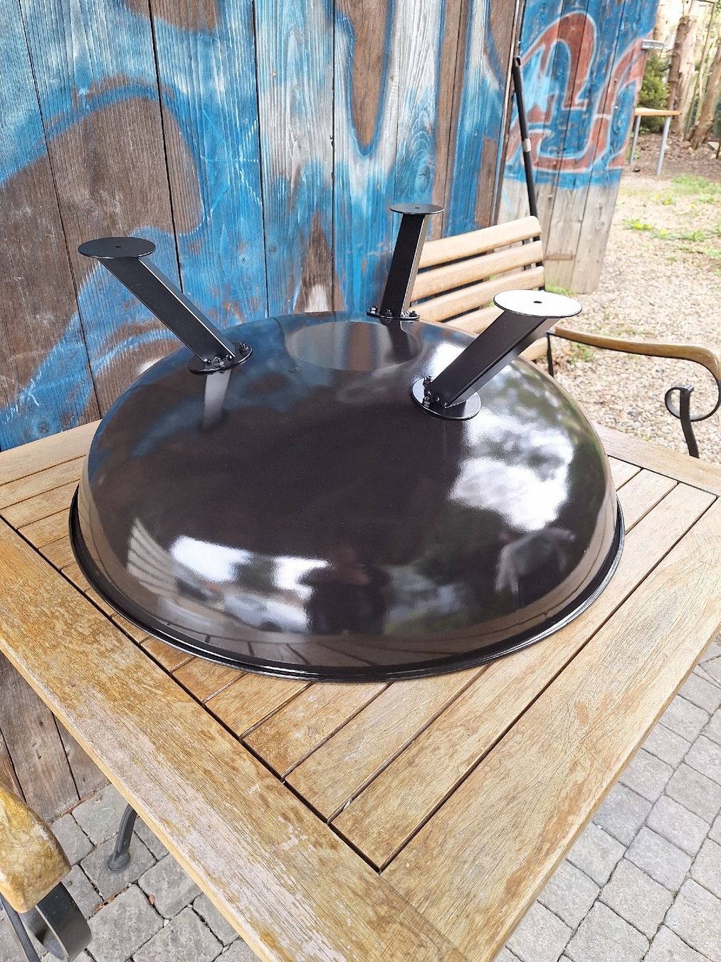 Bracieri: Feuerschale Neu Schwarz Ambiente Garten Terrasse gemütlich – Nuovo e nell'imballaggio originale da Willisau venduto da Abei 4