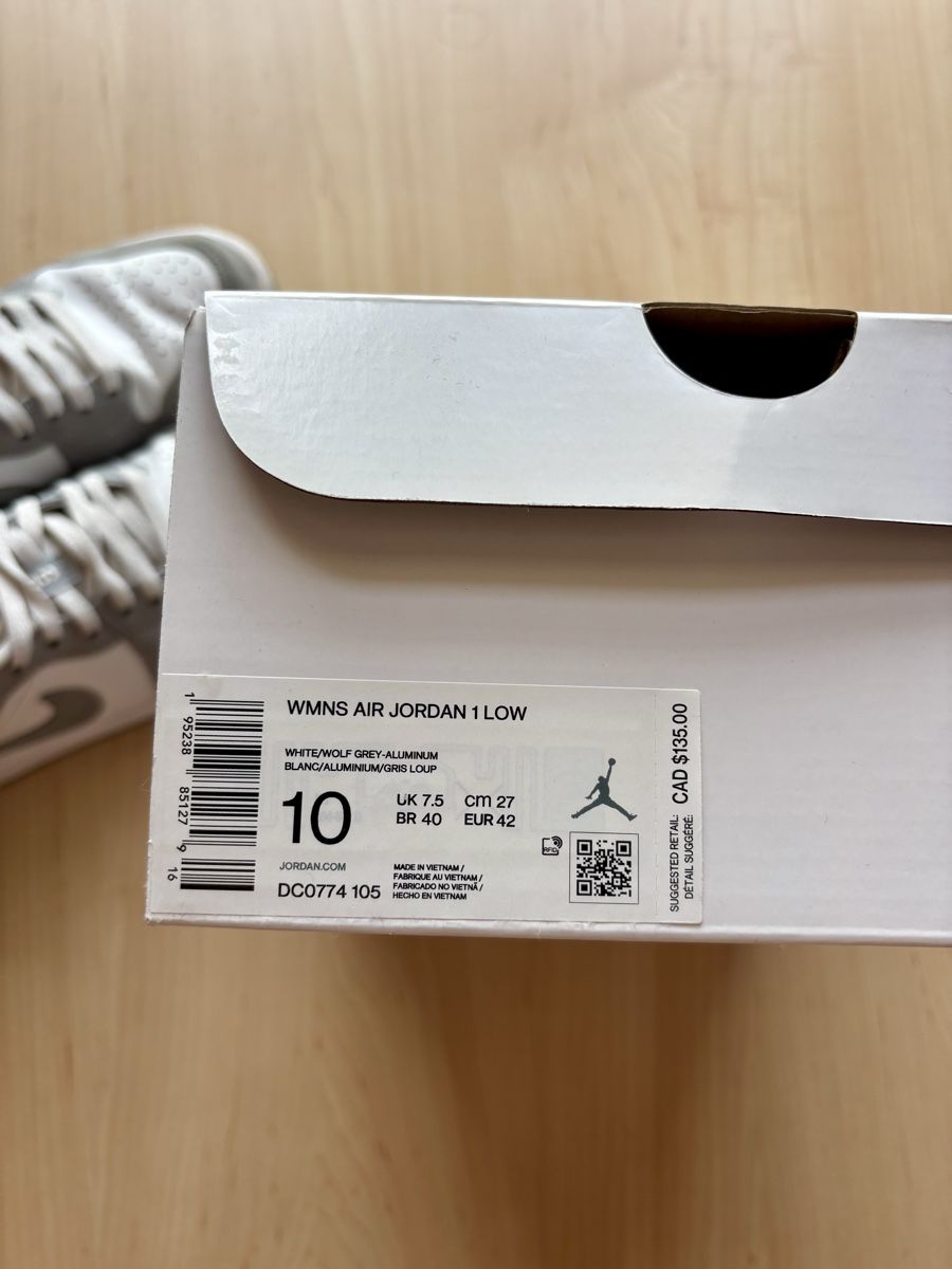 Jordan Scarpe da uomo: Jordan Low - Wolf Grey – Usato da Denens venduto da RomainSecondeMain 1