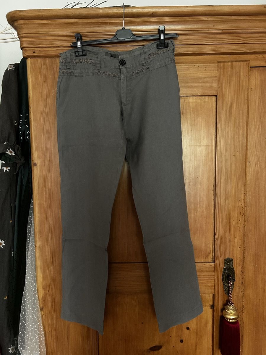 Nile Pantaloni: Nile Sommerhose Leinen S+ – Usato da Winterthur venduto da Sunshineandrain