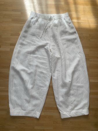 Zara Barrel Leg Stoffhose Gr S aktuelle Kollektion