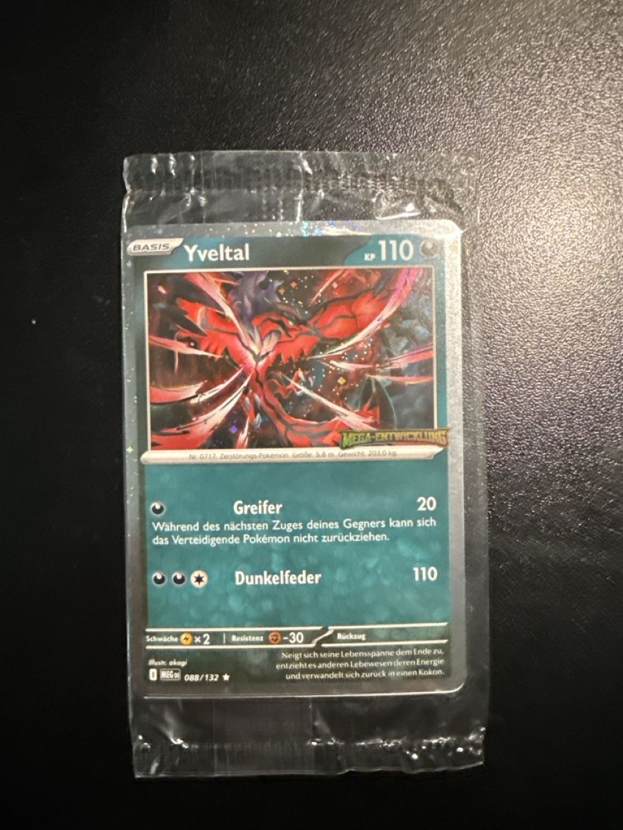 Pokémon Sammelbilder & Trading cards: Yveltal MEG DE 088/132 – Neu und originalverpackt aus Dübendorf von godpack