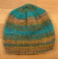 Babymütze 💚👶🤎 - handgestrickt - ••NEU•• - ab Geburt