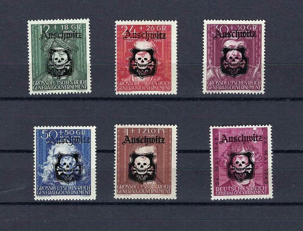 Tous les timbres: DR Aufdruck Auschwitz ** – Neuf (Voir description) à Lindau par Rickie123