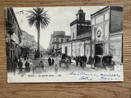 Frankreich - AK 1923 von Bone, Marché Arabe