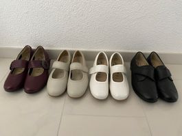 4 Paar Bequemschuhe Natural Feet, Grösse 37m Weite H