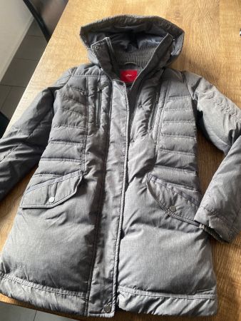 S’OLIVER MANTEL/WINTERJACKE/Lange JACKE DAUNEN GR.34/XS