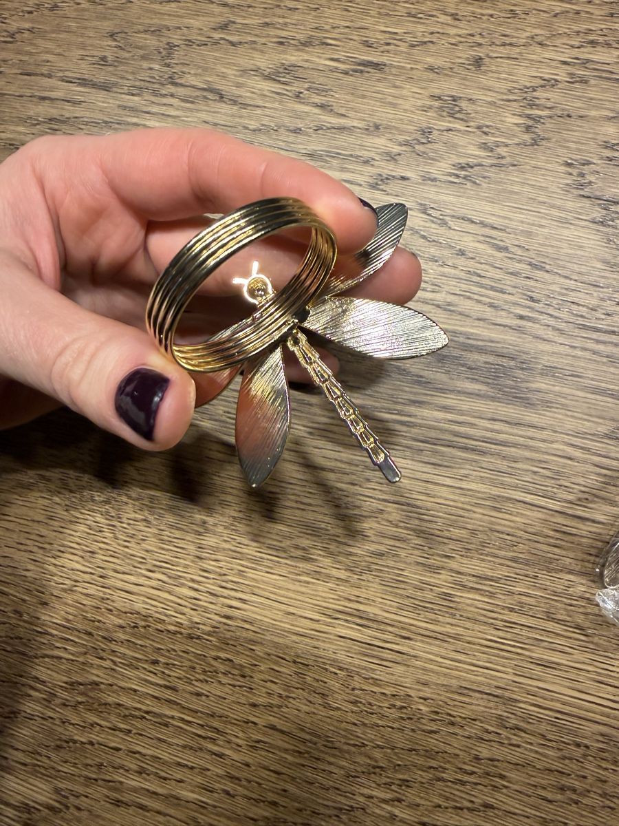 Sonstige Dekorationen & Accessoires: New dragonfly napkin rings - 8 pieces – Neu und originalverpackt aus Zug von Nat.yushkevich 6
