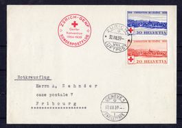 R2128  /  FDC 75 ans convention de GENEVE obl. Croix-Rouge