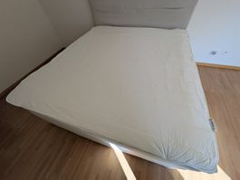 IKEA Matratzenschoner Rosenvial B 180 cm x L/T 200 cm weiss