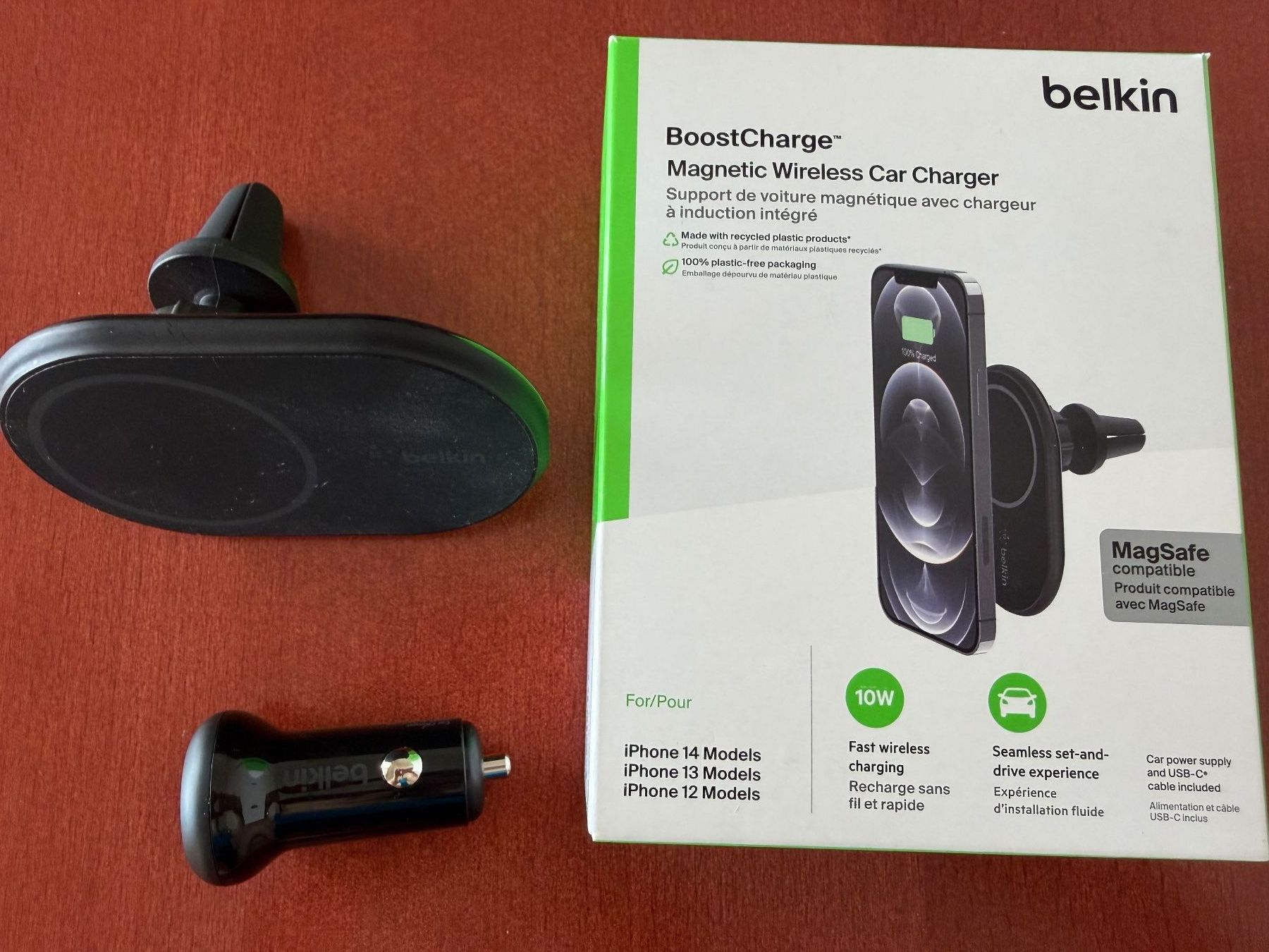 Belkin Supporti a parete: Belkin MagSafe Auto-Ladegerät iPhone mit Halterung – Usato da Uitikon Waldegg venduto da Cbreezer1