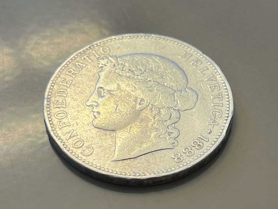 Tutti le monete: 5 Franken 1888, Selten!!! – Usato da Tägerwilen venduto da Beata1sager 3
