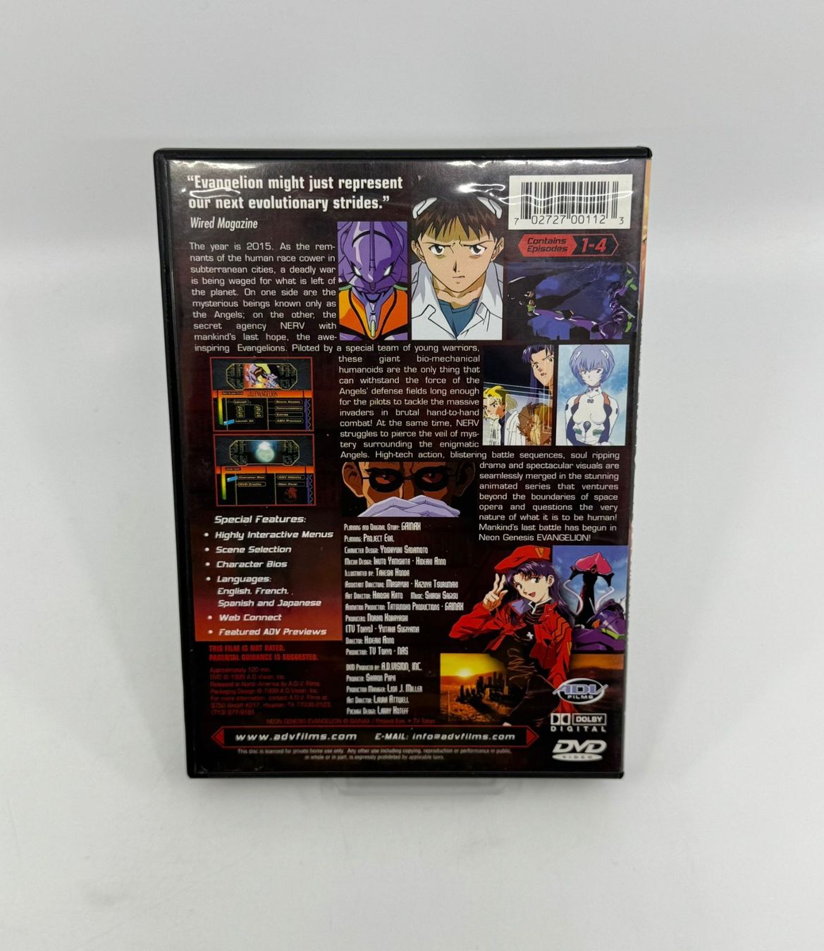 Tutti i DVDs: Neon Genesis Evangelion Collection 0:1 DVD – Usato da Herisau venduto da Seyashop1 1