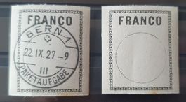 Francozettel Nr.1 Postfrisch und Gestempelt