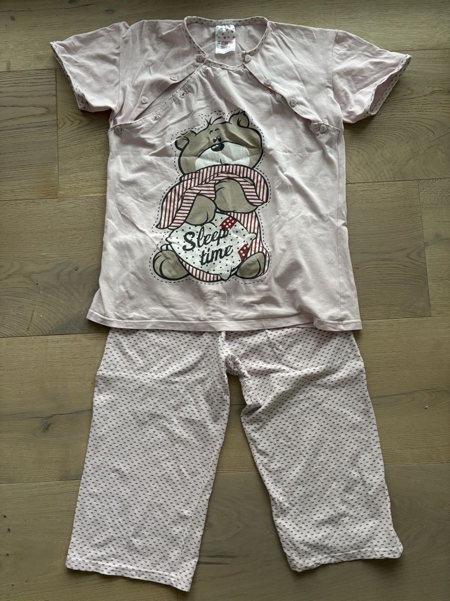 Negligees & Pigiami: Cute Bear Sleep Time Breastfeeding Pyjama Set - Summer – Usato da Männedorf venduto da aztamindenet