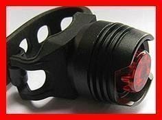 LED Fahrradlicht mit Gummizug SCHWARZ Hecklicht Velolicht