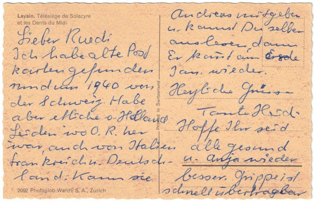Cartoline postali: Leysin - Sessellift Solacyre – Usato da Binningen venduto da Mountainrider 1