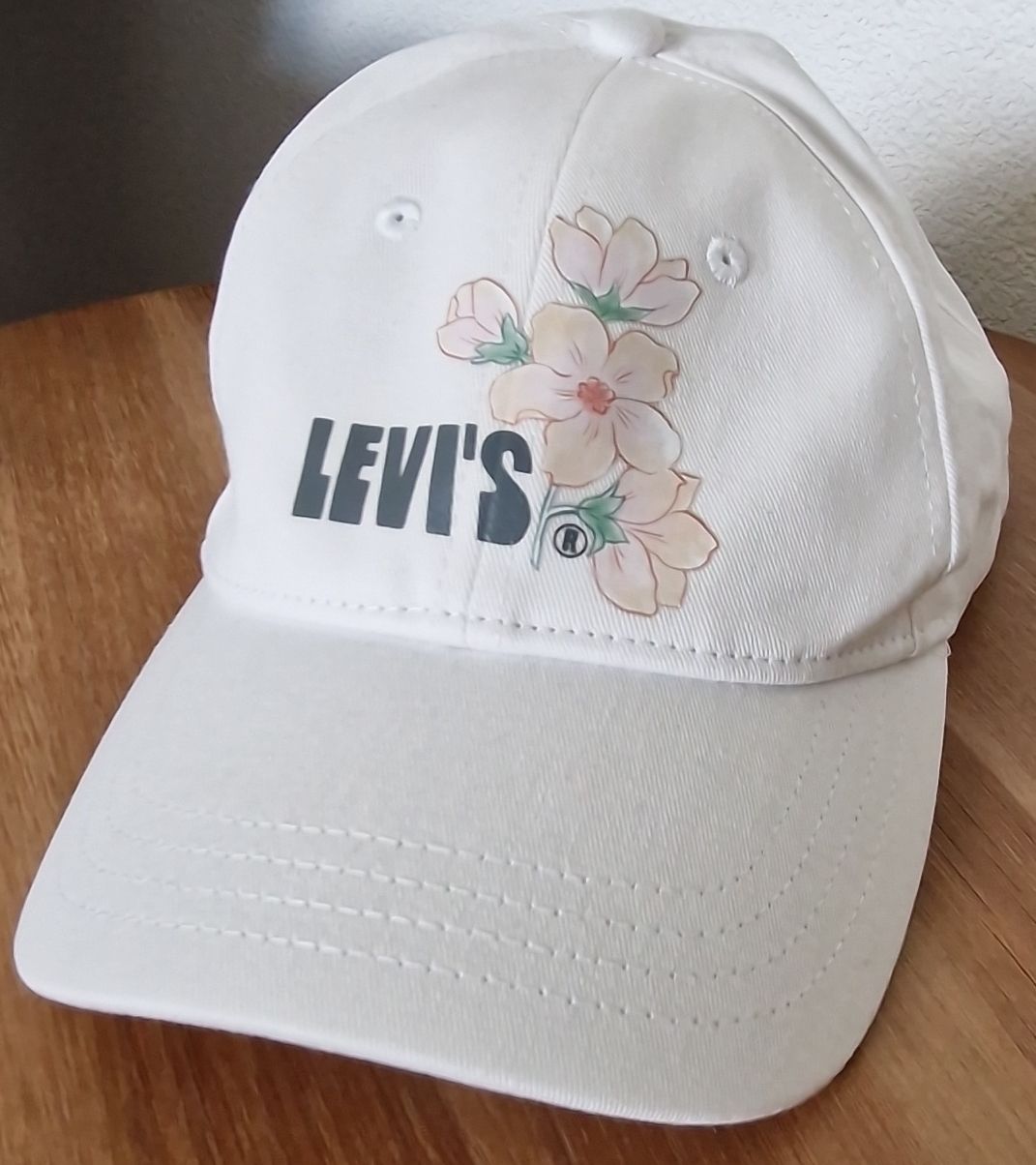 Levi's Copricapi, berretti & cappellini: Levi's Cap weiss mit Blumenmuster – Nuovo (secondo la descrizione) da Zürich venduto da c.line89