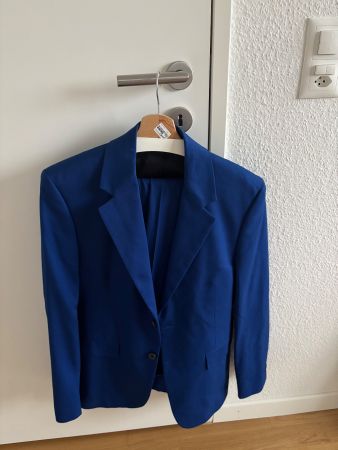 Zara Herrenanzug, Königsblau, Grösse 46, Top Zustand