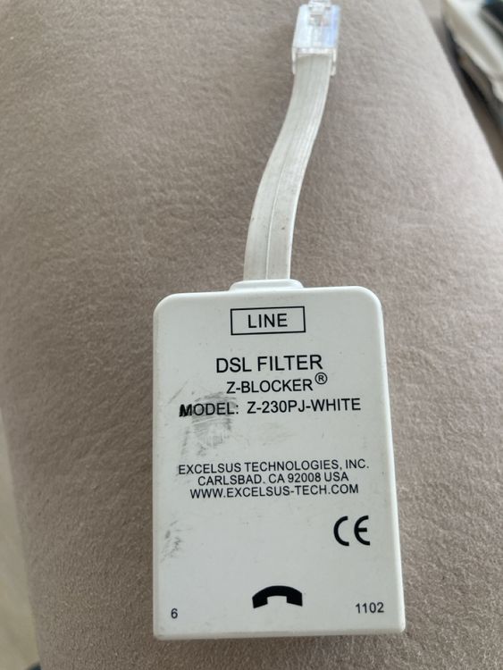 DSL filter Z blocker model Z 230PJ white Kaufen auf Ricardo