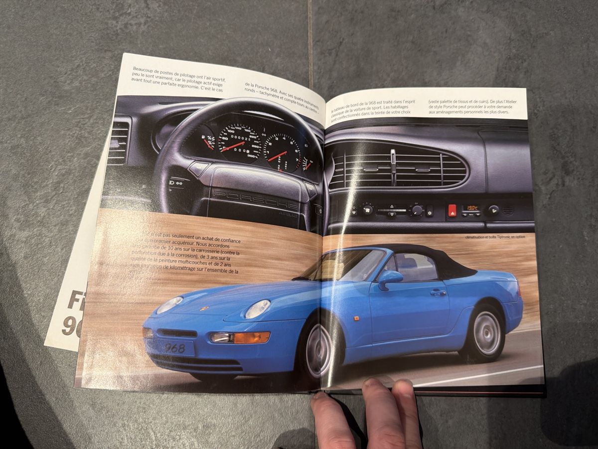 Porsche Documenti: Broschüre: Porsche 968 – Usato da Wolfwil venduto da Rolex1 3