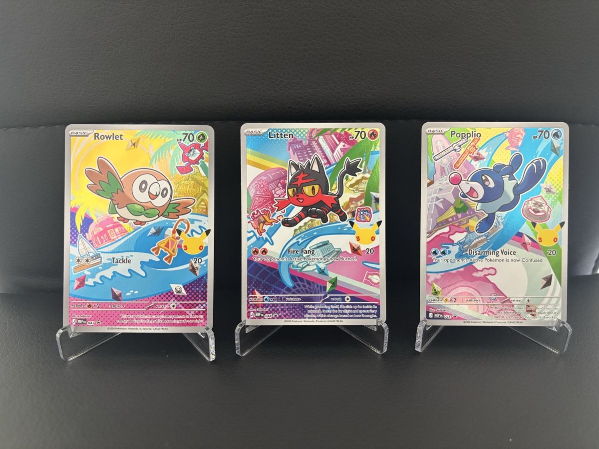 Pokémon Carte collezionabili: First Partner: Alola-Set EN, Rowlet, Litten, Popplio – Nuovo (secondo la descrizione) da Riedt b. Erlen venduto da Lupettus