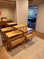 Set 2x IKEA NORDKISA Nachttische aus Bambus