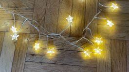 Sternen Lichterkette LED und Batterie ✨ 1.7m lang