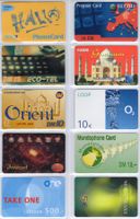 10 diverse Prepaidkarten aus der Welt - mit schönen Motiven