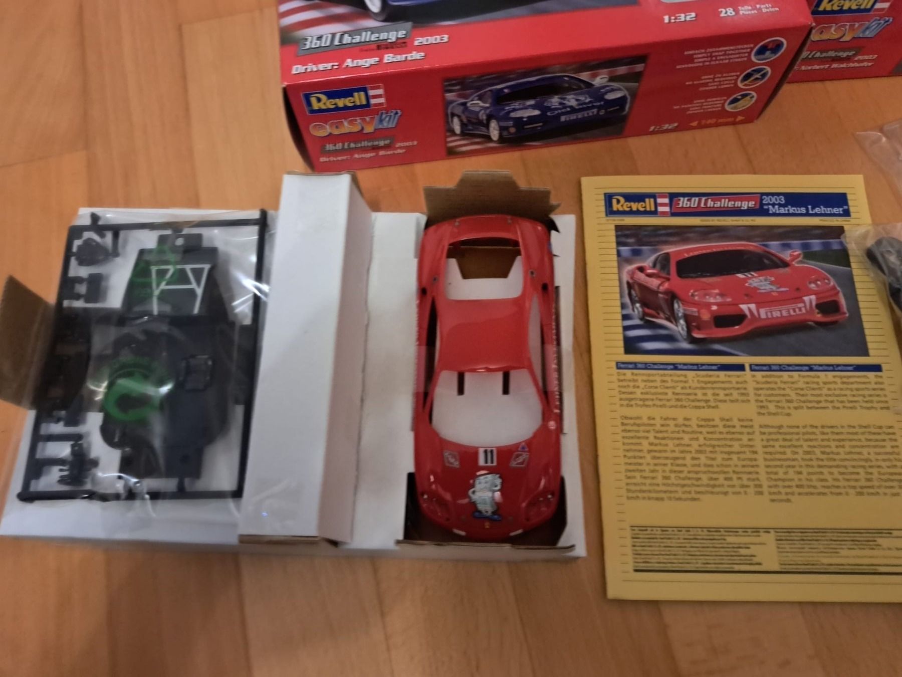 Revell Modellautos: Revell Auto  Ferrari 360 Challenge Easy Kit 3 Stück – Neu und originalverpackt aus Au (SG) von mavi4114 3