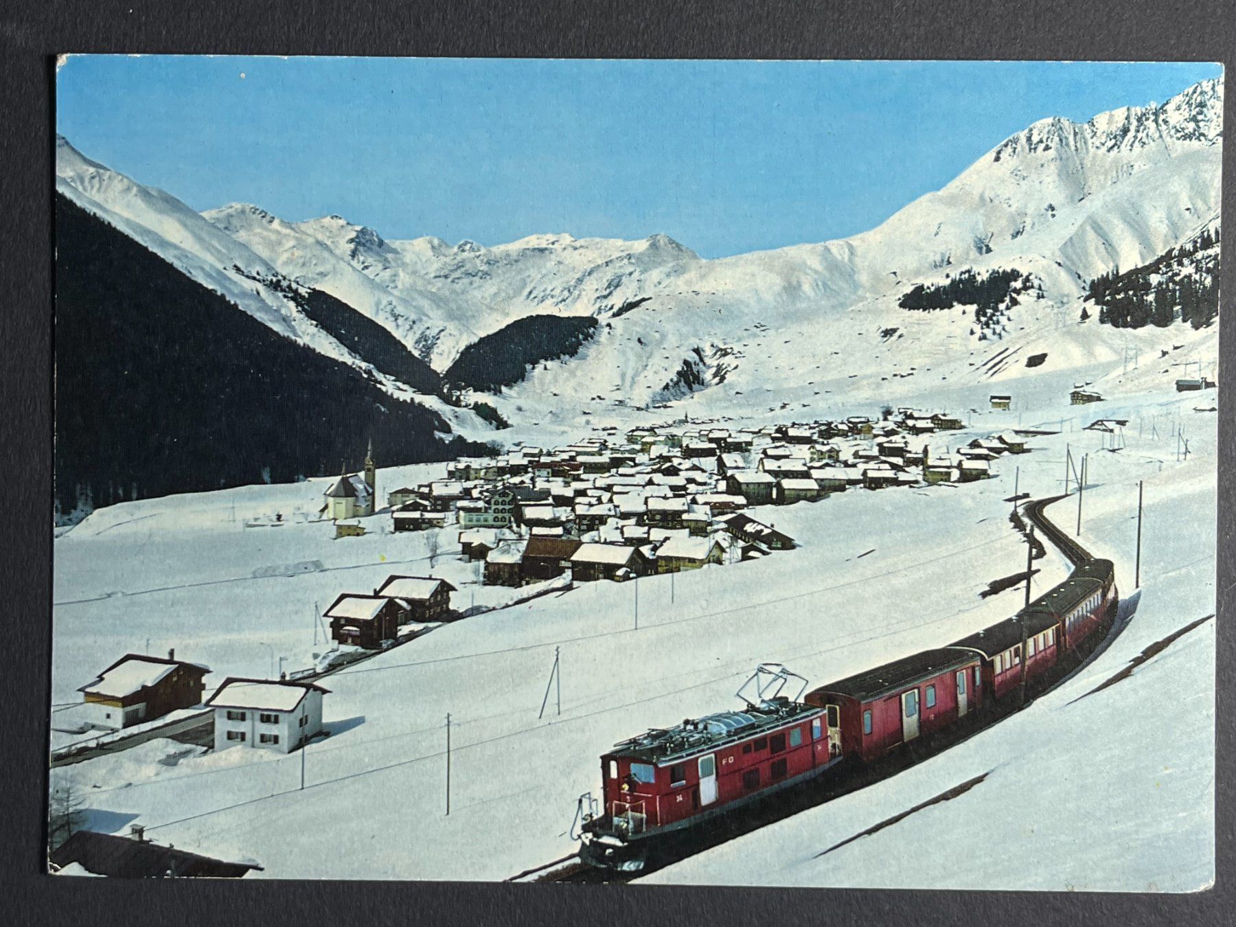 Ansichtskarten: Sedrun - RhB – Gebraucht aus Steg VS von _vinci_
